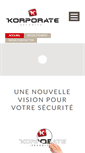 Mobile Screenshot of korporate.fr